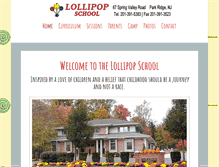 Tablet Screenshot of lollipop-preschool.com